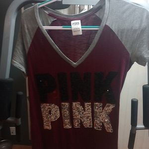 Pink bling shirt